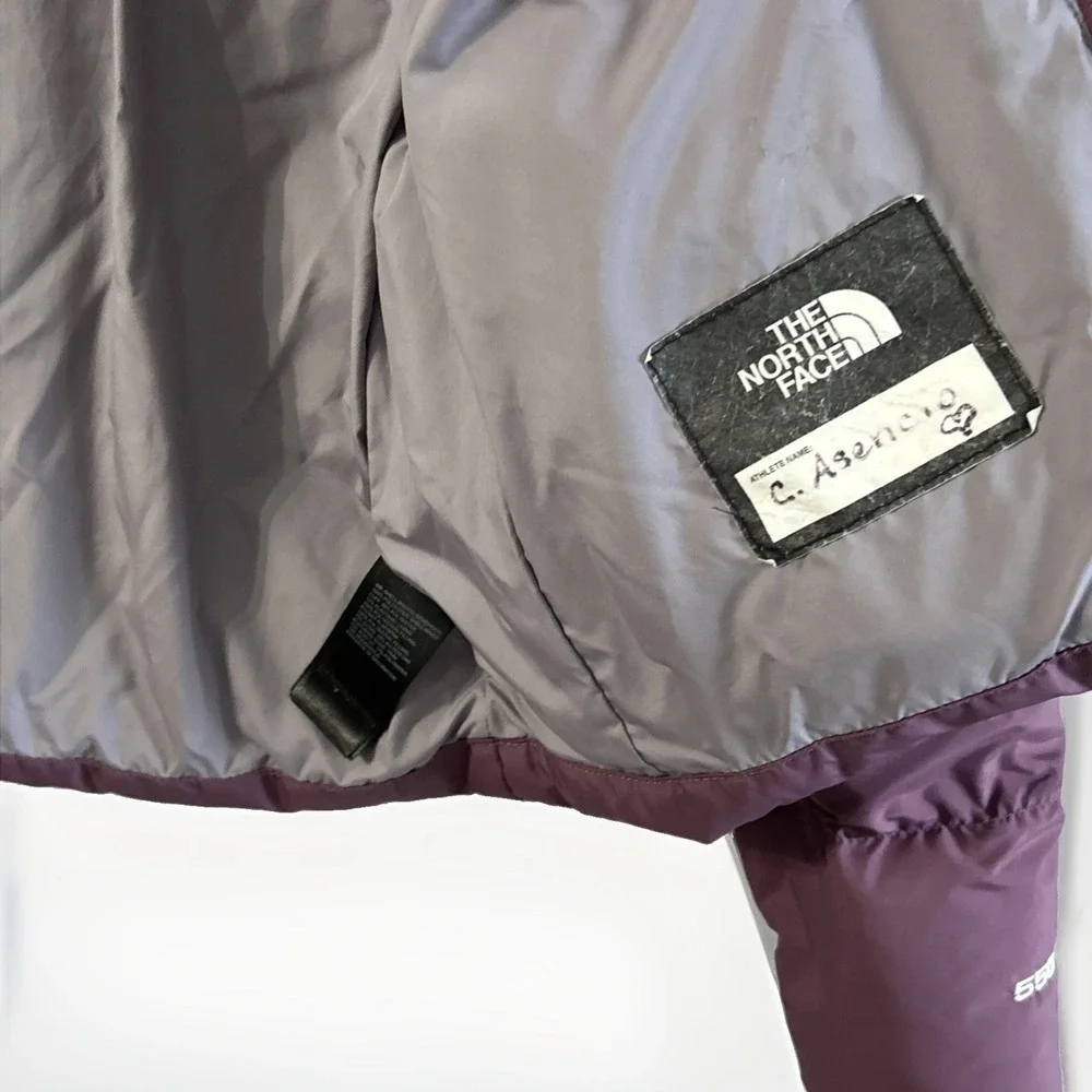 Girls The North Face 550 DOWN Puffer Coat Sz Small 7/8